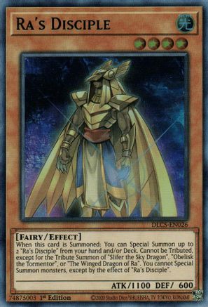 Ra's Disciple (DLCS-EN026) - Dragons of Legend: The Complete Series 1st Edition Dragons of Legend: The Complete Series Yugioh Single  Squirtle Squad Card Shop.