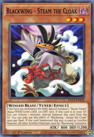 Blackwing - Steam the Cloak (DLCS-EN030) - Dragons of Legend: The Complete Series 1st Edition Dragons of Legend: The Complete Series Yugioh Single  Squirtle Squad Card Shop.