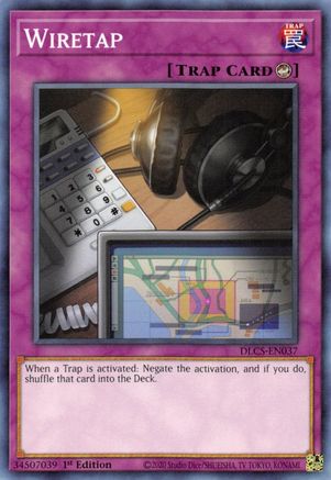 Wiretap (DLCS-EN037) - Dragons of Legend: The Complete Series 1st Edition Dragons of Legend: The Complete Series Yugioh Single  Squirtle Squad Card Shop.