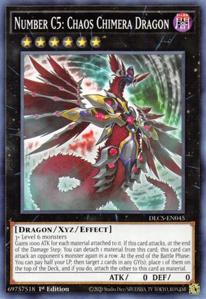 Number C5: Chaos Chimera Dragon (DLCS-EN045) - Dragons of Legend: The Complete Series 1st Edition Dragons of Legend: The Complete Series Yugioh Single  Squirtle Squad Card Shop.