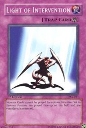 Light of Intervention (PSV-031) - Pharaoh's Servant Unlimited Pharaoh's Servant Yugioh Single  Squirtle Squad Card Shop.
