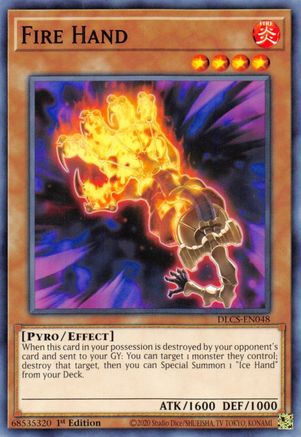 Fire Hand (DLCS-EN048) - Dragons of Legend: The Complete Series 1st Edition Dragons of Legend: The Complete Series Yugioh Single  Squirtle Squad Card Shop.