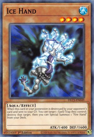 Ice Hand (DLCS-EN049) - Dragons of Legend: The Complete Series 1st Edition Dragons of Legend: The Complete Series Yugioh Single  Squirtle Squad Card Shop.