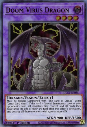 Doom Virus Dragon (DLCS-EN055) - Dragons of Legend: The Complete Series 1st Edition Dragons of Legend: The Complete Series Yugioh Single  Squirtle Squad Card Shop.