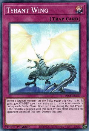Tyrant Wing (DLCS-EN059) - Dragons of Legend: The Complete Series 1st Edition Dragons of Legend: The Complete Series Yugioh Single  Squirtle Squad Card Shop.