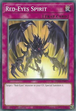 Red-Eyes Spirit (DLCS-EN071) - Dragons of Legend: The Complete Series 1st Edition Dragons of Legend: The Complete Series Yugioh Single  Squirtle Squad Card Shop.
