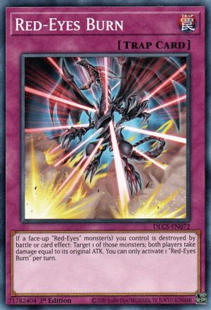 Red-Eyes Burn (DLCS-EN072) - Dragons of Legend: The Complete Series 1st Edition Dragons of Legend: The Complete Series Yugioh Single  Squirtle Squad Card Shop.