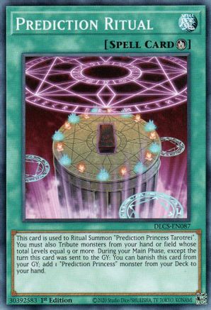Prediction Ritual (DLCS-EN087) - Dragons of Legend: The Complete Series 1st Edition Dragons of Legend: The Complete Series Yugioh Single  Squirtle Squad Card Shop.