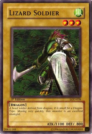 Lizard Soldier (LOD-038) - Legacy of Darkness 1st Edition Legacy of Darkness Yugioh Single  Squirtle Squad Card Shop.