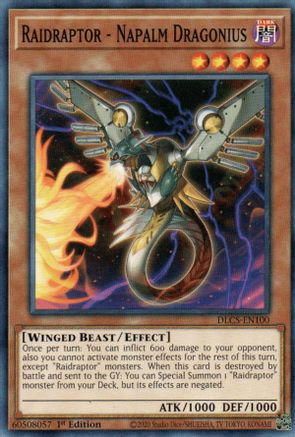 Raidraptor - Napalm Dragonius (DLCS-EN100) - Dragons of Legend: The Complete Series 1st Edition Dragons of Legend: The Complete Series Yugioh Single  Squirtle Squad Card Shop.