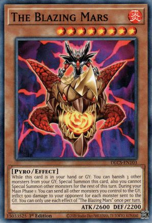 The Blazing Mars (DLCS-EN103) - Dragons of Legend: The Complete Series 1st Edition Dragons of Legend: The Complete Series Yugioh Single  Squirtle Squad Card Shop.