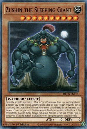Zushin the Sleeping Giant (DLCS-EN114) - Dragons of Legend: The Complete Series 1st Edition Dragons of Legend: The Complete Series Yugioh Single  Squirtle Squad Card Shop.