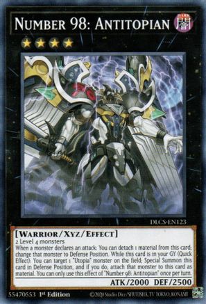 Number 98: Antitopian (DLCS-EN123) - Dragons of Legend: The Complete Series 1st Edition Dragons of Legend: The Complete Series Yugioh Single  Squirtle Squad Card Shop.