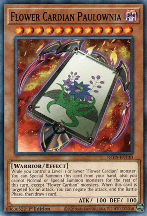 Flower Cardian Paulownia (DLCS-EN130) - Dragons of Legend: The Complete Series 1st Edition Dragons of Legend: The Complete Series Yugioh Single  Squirtle Squad Card Shop.