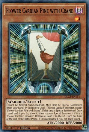Flower Cardian Pine with Crane (DLCS-EN131) - Dragons of Legend: The Complete Series 1st Edition Dragons of Legend: The Complete Series Yugioh Single  Squirtle Squad Card Shop.