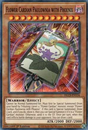 Flower Cardian Paulownia with Phoenix (DLCS-EN134) - Dragons of Legend: The Complete Series 1st Edition Dragons of Legend: The Complete Series Yugioh Single  Squirtle Squad Card Shop.