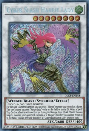 Cyber Slash Harpie Lady (DLCS-EN148) - Dragons of Legend: The Complete Series Limited Dragons of Legend: The Complete Series Yugioh Single  Squirtle Squad Card Shop.