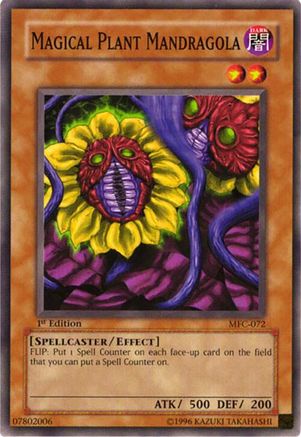 Magical Plant Mandragola (MFC-072) - Magician's Force Unlimited Magician's Force Yugioh Single  Squirtle Squad Card Shop.