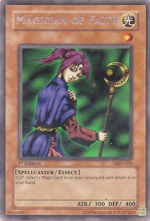 Magician of Faith (MRD-036) - Metal Raiders Unlimited Metal Raiders Yugioh Single  Squirtle Squad Card Shop.
