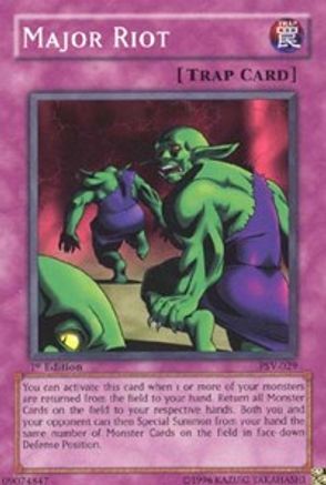 Major Riot (PSV-029) - Pharaoh's Servant 1st Edition Pharaoh's Servant Yugioh Single  Squirtle Squad Card Shop.