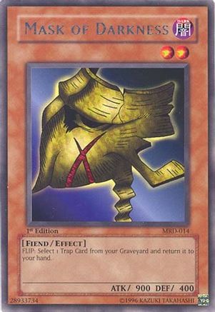 Mask of Darkness (MRD-014) - Metal Raiders 1st Edition Metal Raiders Yugioh Single  Squirtle Squad Card Shop.