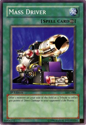 Mass Driver (MFC-088) - Magician's Force 1st Edition Magician's Force Yugioh Single  Squirtle Squad Card Shop.