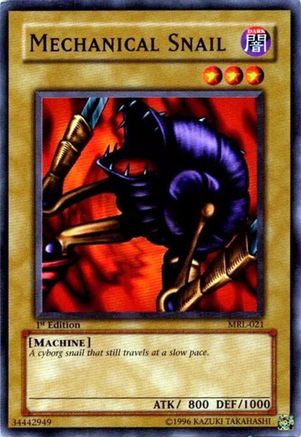 Mechanical Snail (MRL-021) - Magic Ruler 1st Edition Magic Ruler Yugioh Single  Squirtle Squad Card Shop.