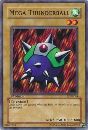 Mega Thunderball (MRD-044) - Metal Raiders Unlimited Metal Raiders Yugioh Single  Squirtle Squad Card Shop.