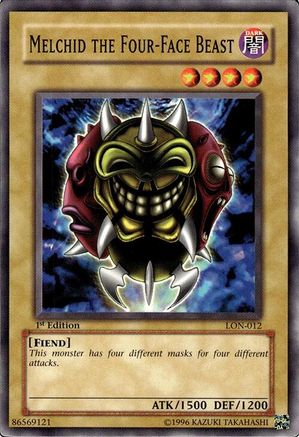 Melchid the Four-Face Beast (LON-012) - Labyrinth of Nightmare 1st Edition Labyrinth of Nightmare Yugioh Single  Squirtle Squad Card Shop.