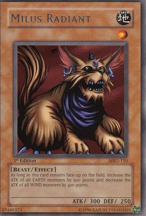Milus Radiant (MRD-110) - Metal Raiders 1st Edition Metal Raiders Yugioh Single  Squirtle Squad Card Shop.
