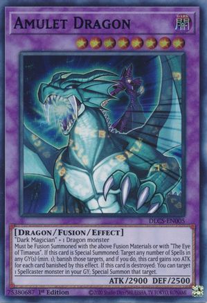 Amulet Dragon (Blue) (DLCS-EN005) - Dragons of Legend: The Complete Series 1st Edition Dragons of Legend: The Complete Series Yugioh Single  Squirtle Squad Card Shop.