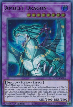 Amulet Dragon (Green) (DLCS-EN005) - Dragons of Legend: The Complete Series 1st Edition Dragons of Legend: The Complete Series Yugioh Single  Squirtle Squad Card Shop.
