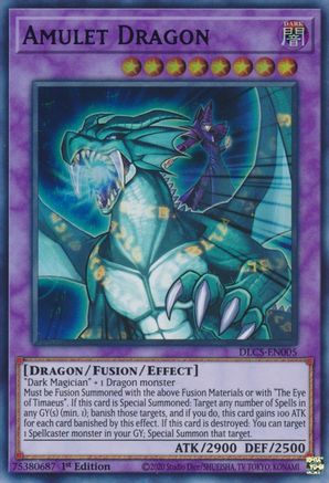 Amulet Dragon (Purple) (DLCS-EN005) - Dragons of Legend: The Complete Series 1st Edition Dragons of Legend: The Complete Series Yugioh Single  Squirtle Squad Card Shop.