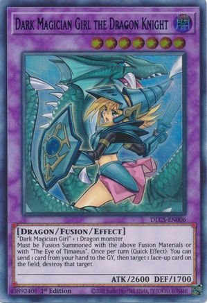 Dark Magician Girl the Dragon Knight (Alternate Art) (Blue) (DLCS-EN006) - Dragons of Legend: The Complete Series 1st Edition Dragons of Legend: The Complete Series Yugioh Single  Squirtle Squad Card Shop.