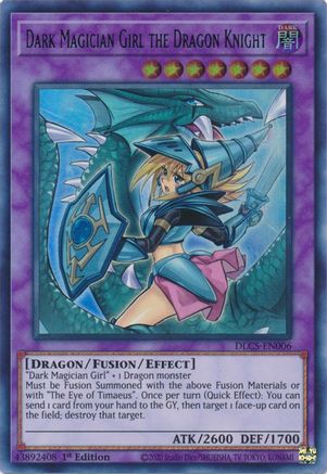 Dark Magician Girl the Dragon Knight (Alternate Art) (Green) (DLCS-EN006) - Dragons of Legend: The Complete Series 1st Edition Dragons of Legend: The Complete Series Yugioh Single  Squirtle Squad Card Shop.
