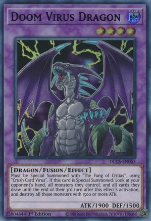 Doom Virus Dragon (Green) (DLCS-EN055) - Dragons of Legend: The Complete Series 1st Edition Dragons of Legend: The Complete Series Yugioh Single  Squirtle Squad Card Shop.
