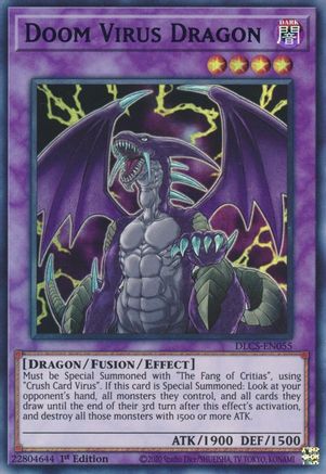 Doom Virus Dragon (Purple) (DLCS-EN055) - Dragons of Legend: The Complete Series 1st Edition Dragons of Legend: The Complete Series Yugioh Single  Squirtle Squad Card Shop.