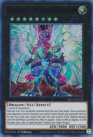 Galaxy-Eyes Cipher Dragon (Blue) (DLCS-EN125) - Dragons of Legend: The Complete Series 1st Edition Dragons of Legend: The Complete Series Yugioh Single  Squirtle Squad Card Shop.