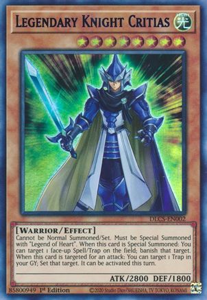 Legendary Knight Critias (Green) (DLCS-EN002) - Dragons of Legend: The Complete Series 1st Edition Dragons of Legend: The Complete Series Yugioh Single  Squirtle Squad Card Shop.