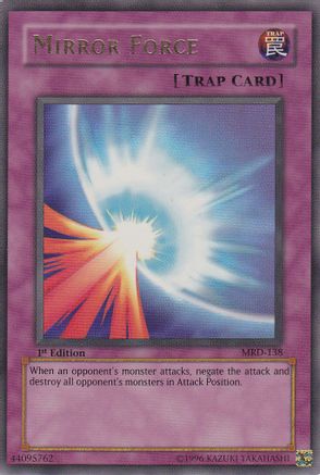 Mirror Force (MRD-138) - Metal Raiders 1st Edition Metal Raiders Yugioh Single  Squirtle Squad Card Shop.