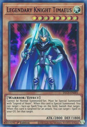 Legendary Knight Timaeus (Blue) (DLCS-EN001) - Dragons of Legend: The Complete Series 1st Edition Dragons of Legend: The Complete Series Yugioh Single  Squirtle Squad Card Shop.