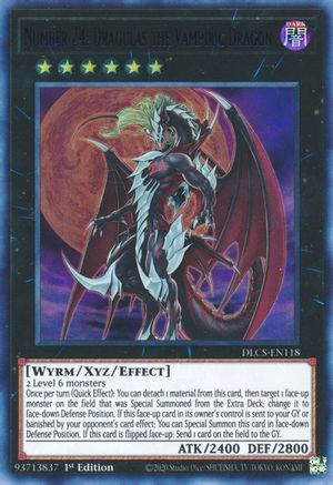 Number 24: Dragulas the Vampiric Dragon (Purple) (DLCS-EN118) - Dragons of Legend: The Complete Series 1st Edition Dragons of Legend: The Complete Series Yugioh Single  Squirtle Squad Card Shop.