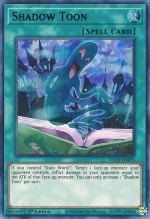 Shadow Toon (Blue) (DLCS-EN076) - Dragons of Legend: The Complete Series 1st Edition Dragons of Legend: The Complete Series Yugioh Single  Squirtle Squad Card Shop.