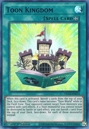 Toon Kingdom (Blue) (DLCS-EN074) - Dragons of Legend: The Complete Series 1st Edition Dragons of Legend: The Complete Series Yugioh Single  Squirtle Squad Card Shop.