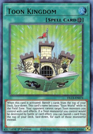 Toon Kingdom (Green) (DLCS-EN074) - Dragons of Legend: The Complete Series 1st Edition Dragons of Legend: The Complete Series Yugioh Single  Squirtle Squad Card Shop.