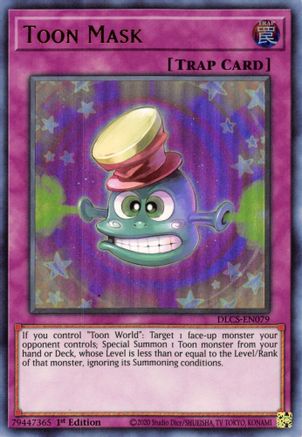 Toon Mask (Green) (DLCS-EN079) - Dragons of Legend: The Complete Series 1st Edition Dragons of Legend: The Complete Series Yugioh Single  Squirtle Squad Card Shop.