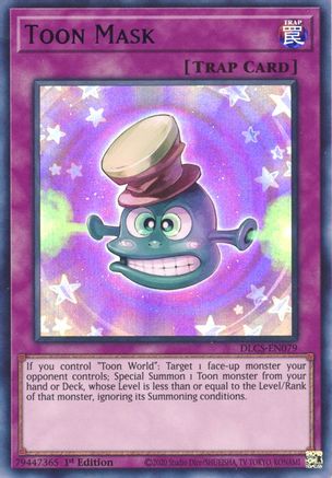 Toon Mask (Purple) (DLCS-EN079) - Dragons of Legend: The Complete Series 1st Edition Dragons of Legend: The Complete Series Yugioh Single  Squirtle Squad Card Shop.