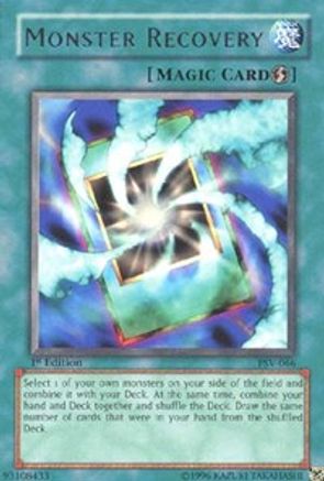 Monster Recovery (PSV-066) - Pharaoh's Servant Unlimited Pharaoh's Servant Yugioh Single  Squirtle Squad Card Shop.