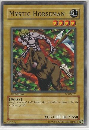 Mystic Horseman (MRD-076) - Metal Raiders Unlimited Metal Raiders Yugioh Single  Squirtle Squad Card Shop.