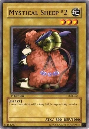 Mystical Sheep #2 (LOB-037) - The Legend of Blue Eyes White Dragon Unlimited The Legend of Blue Eyes White Dragon Yugioh Single  Squirtle Squad Card Shop.